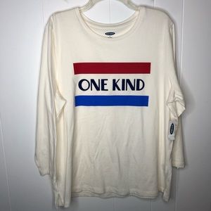 NWT Old Navy ONE KIND graphic tee. Size Large.